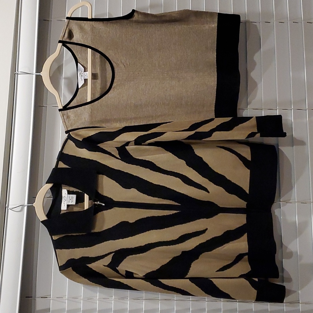 Ming Wang jacket size M and matching top size M